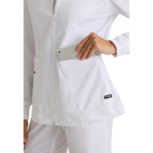 Millie - Veste médicale Zip - Femme - Grey’s Anatomy Stretch Grey’s Anatomy