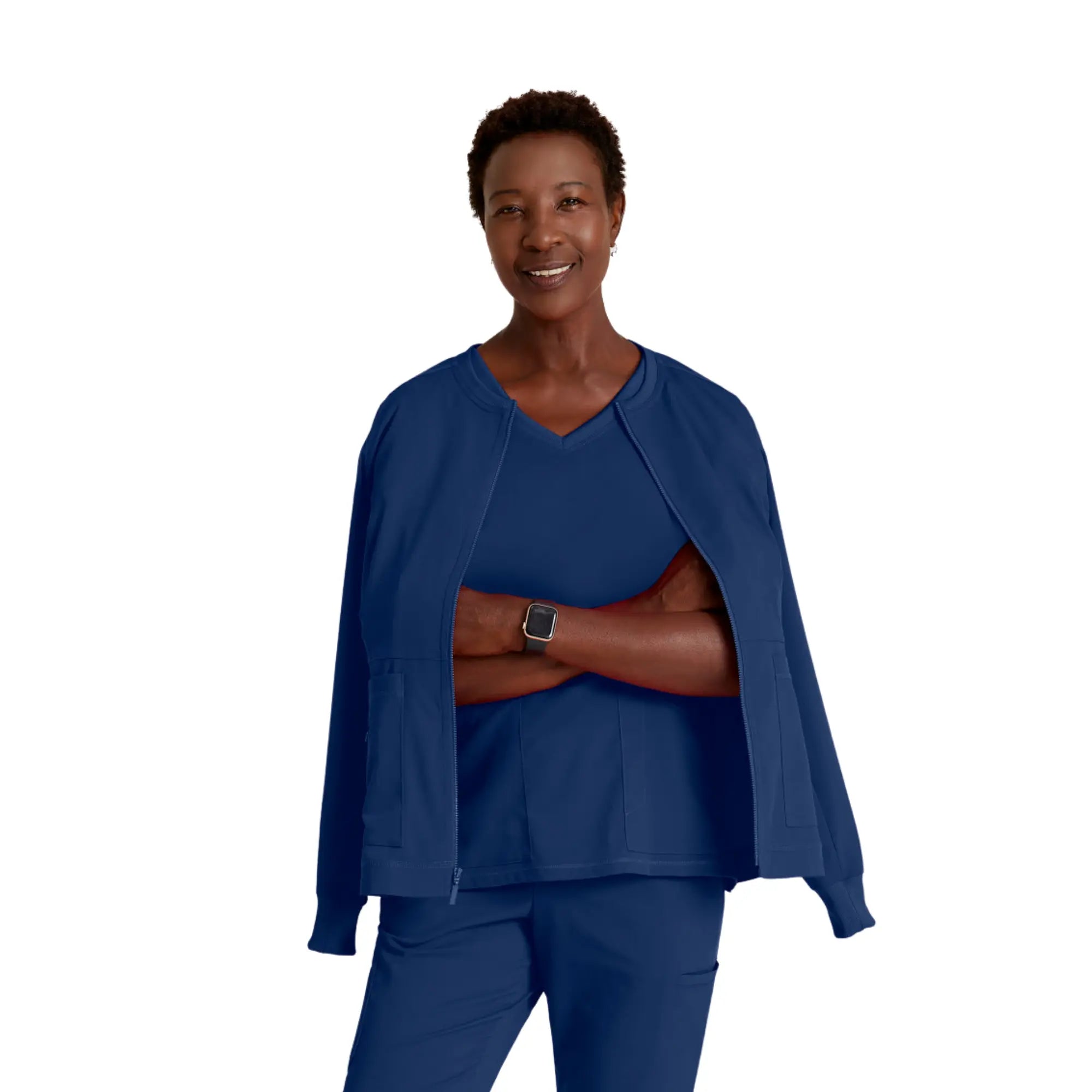 Millie - Veste médicale Zip - Femme - Grey’s Anatomy Stretch Grey’s Anatomy