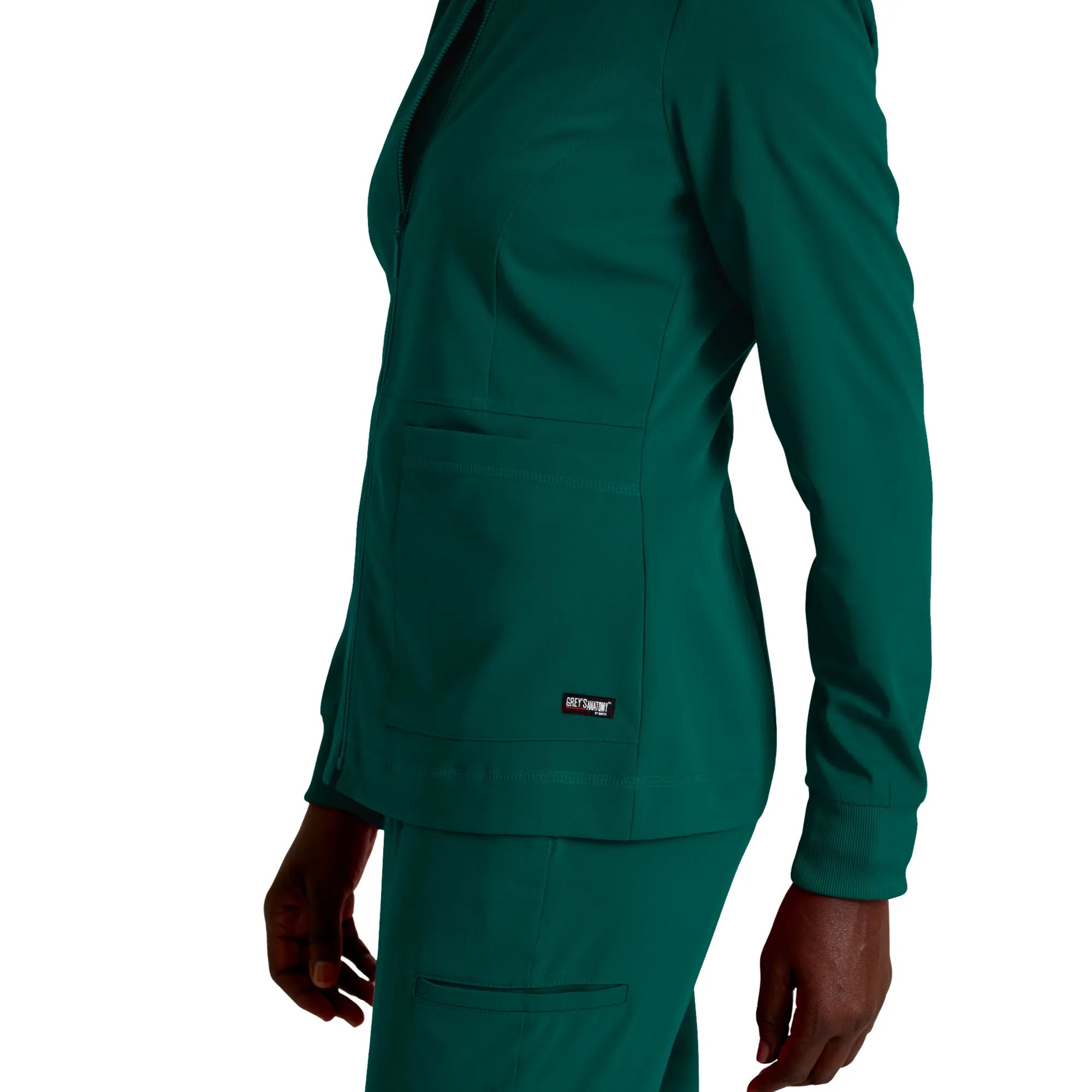 Millie - Veste médicale Zip - Femme - Grey’s Anatomy Stretch Grey’s Anatomy
