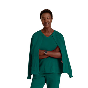 Millie - Veste médicale Zip - Femme - Grey’s Anatomy Stretch Grey’s Anatomy