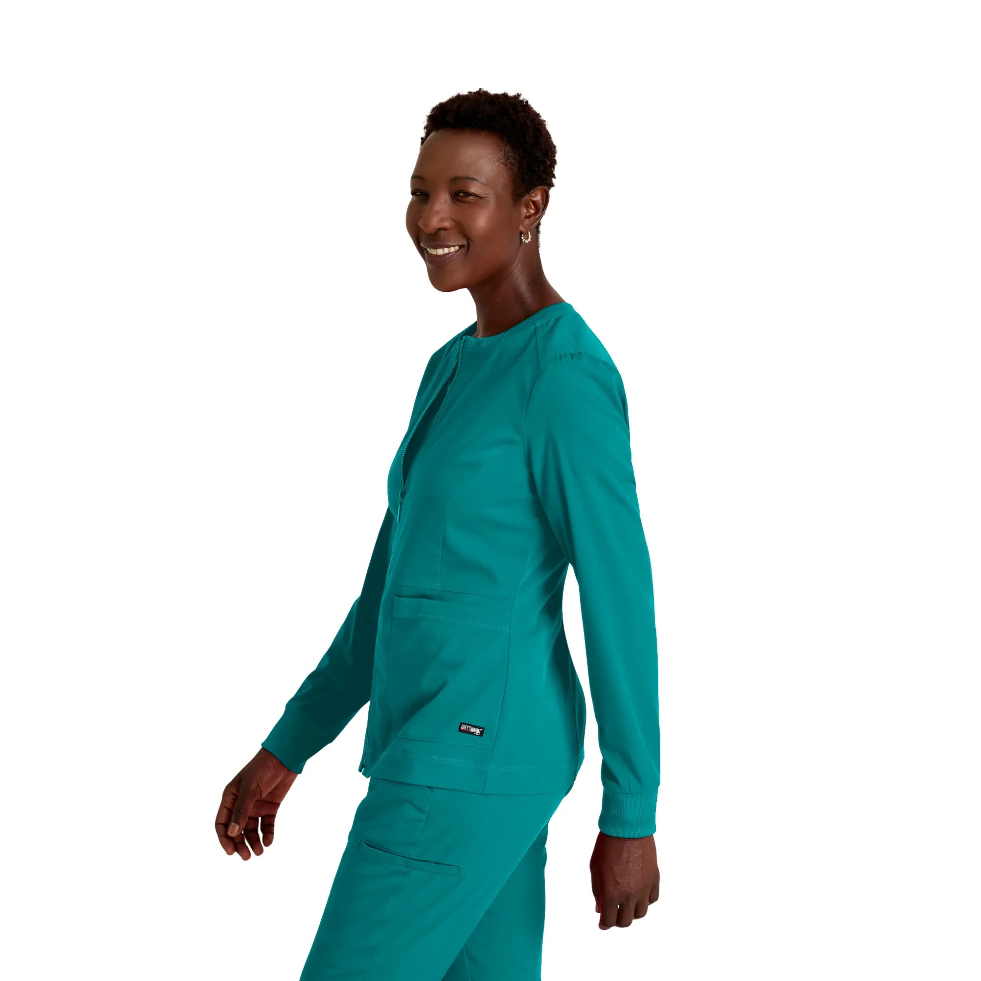 Millie - Veste médicale Zip - Femme - Grey’s Anatomy Stretch Grey’s Anatomy