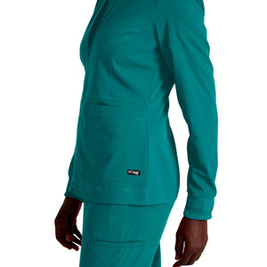 Millie - Veste médicale Zip - Femme - Grey’s Anatomy Stretch Grey’s Anatomy