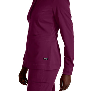 Millie - Veste médicale Zip - Femme - Grey’s Anatomy Stretch Grey’s Anatomy
