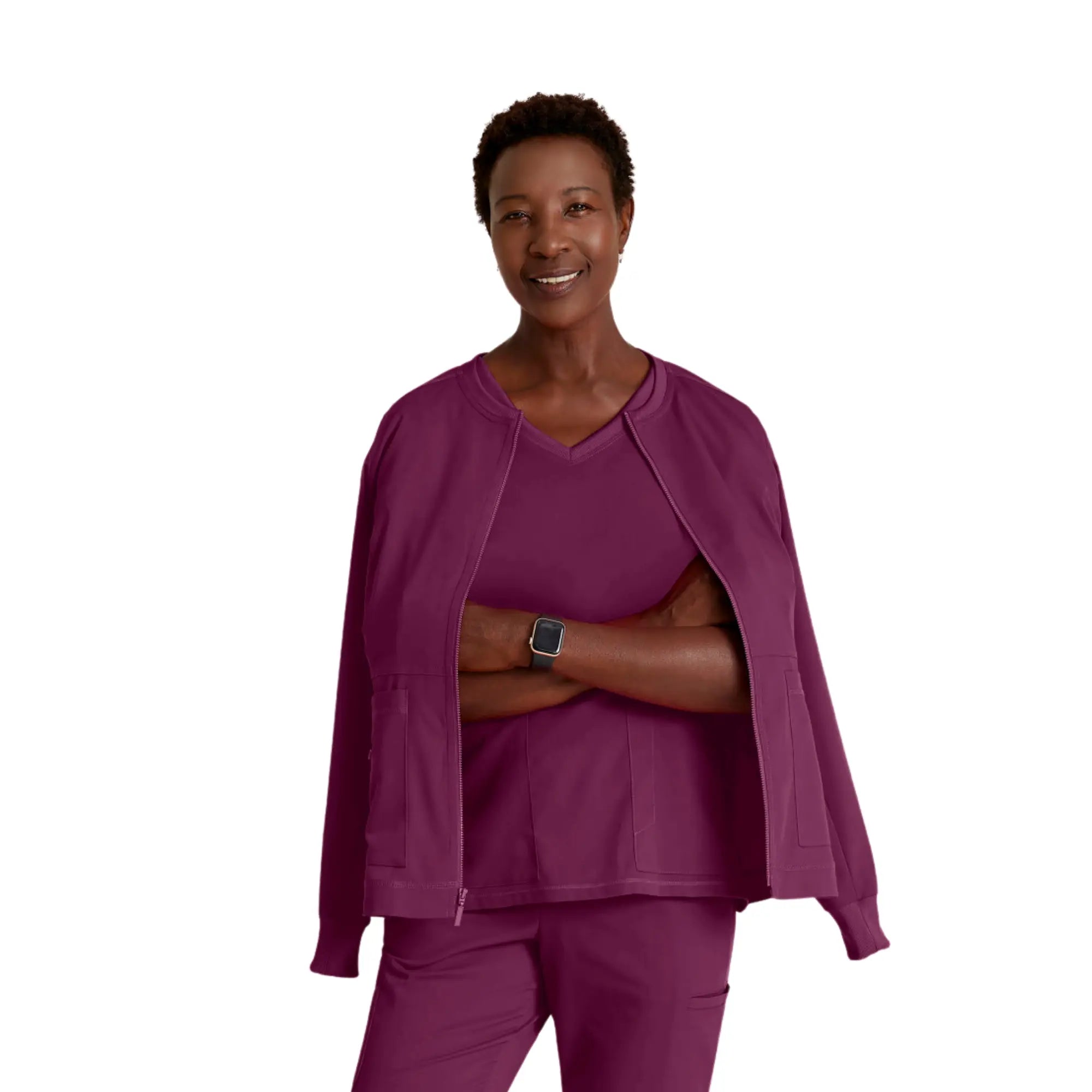 Millie - Veste médicale Zip - Femme - Grey’s Anatomy Stretch Grey’s Anatomy
