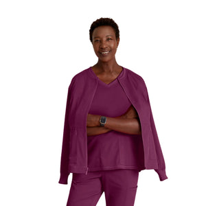 Millie - Veste médicale Zip - Femme - Grey’s Anatomy Stretch Grey’s Anatomy