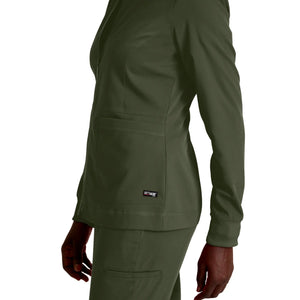 Millie - Veste médicale Zip - Femme - Grey’s Anatomy Stretch Grey’s Anatomy