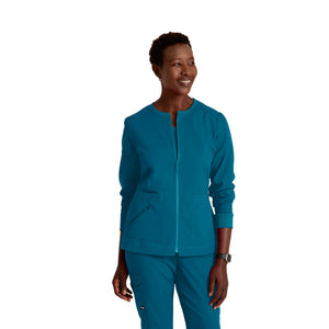 Millie - Veste médicale Zip - Femme - Grey’s Anatomy Stretch Grey’s Anatomy Bleu Bahamas / XL