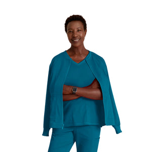 Millie - Veste médicale Zip - Femme - Grey’s Anatomy Stretch Grey’s Anatomy