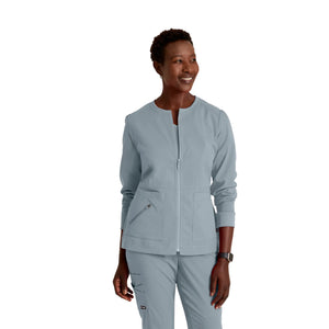 Millie - Veste médicale Zip - Femme - Grey’s Anatomy Stretch Grey’s Anatomy Gris Clair / XL