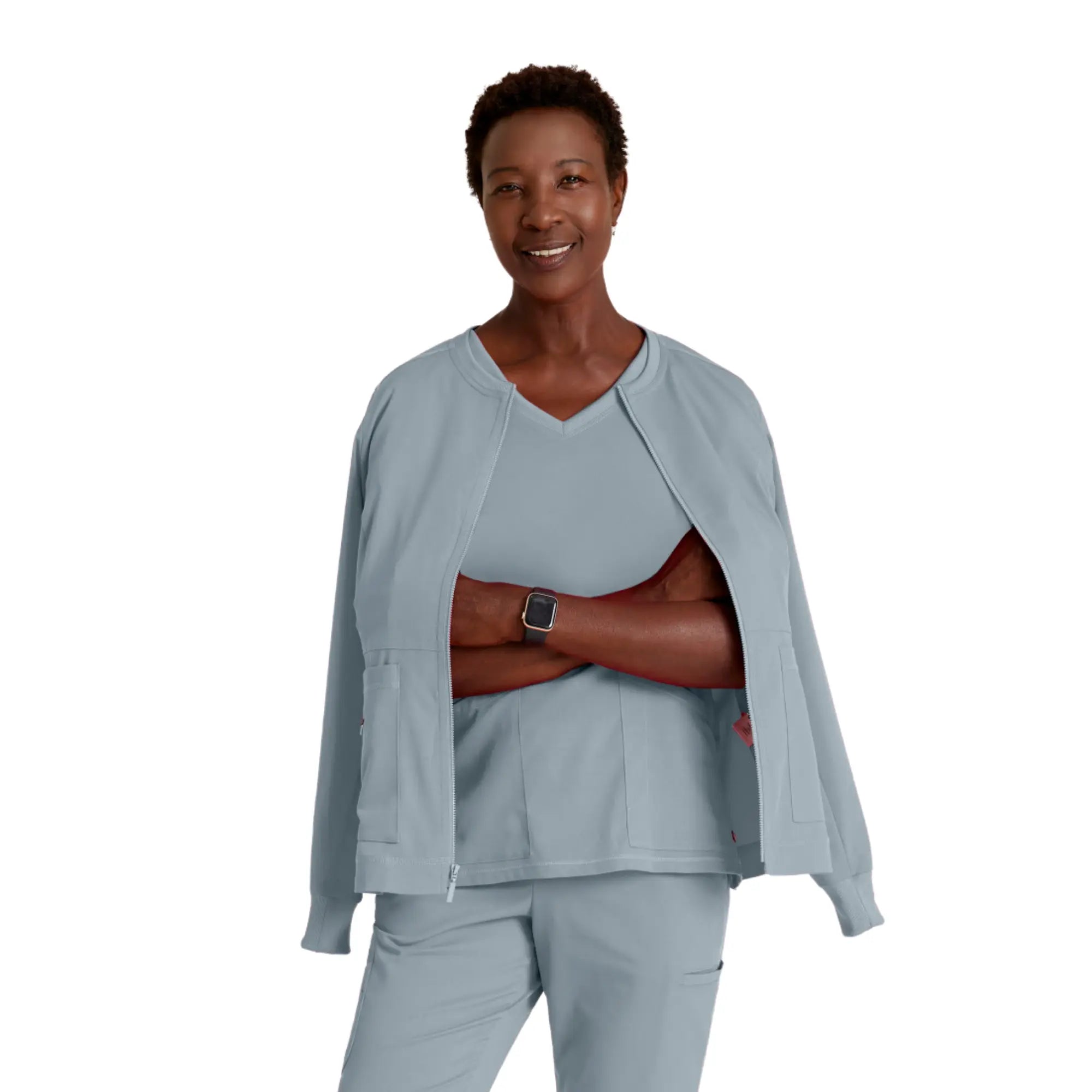 Millie - Veste médicale Zip - Femme - Grey’s Anatomy Stretch Grey’s Anatomy