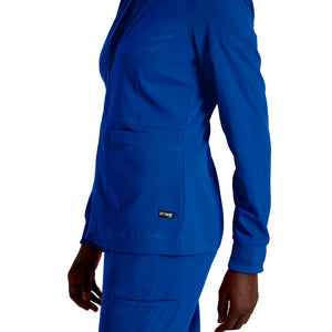 Millie - Veste médicale Zip - Femme - Grey’s Anatomy Stretch Grey’s Anatomy