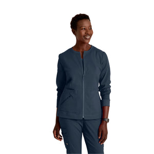 Millie - Veste médicale Zip - Femme - Grey’s Anatomy Stretch Grey’s Anatomy Gris Anthracite / XL