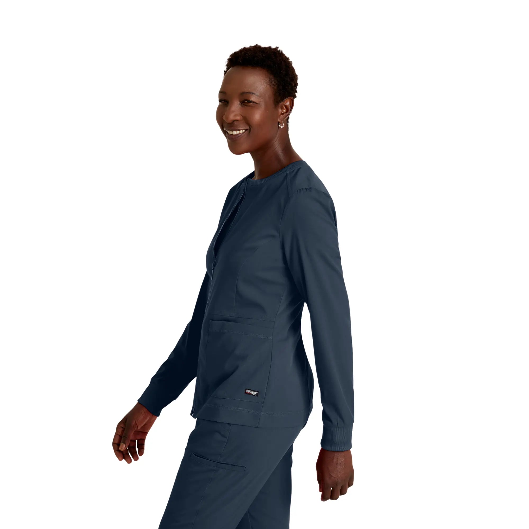 Millie - Veste médicale Zip - Femme - Grey’s Anatomy Stretch Grey’s Anatomy