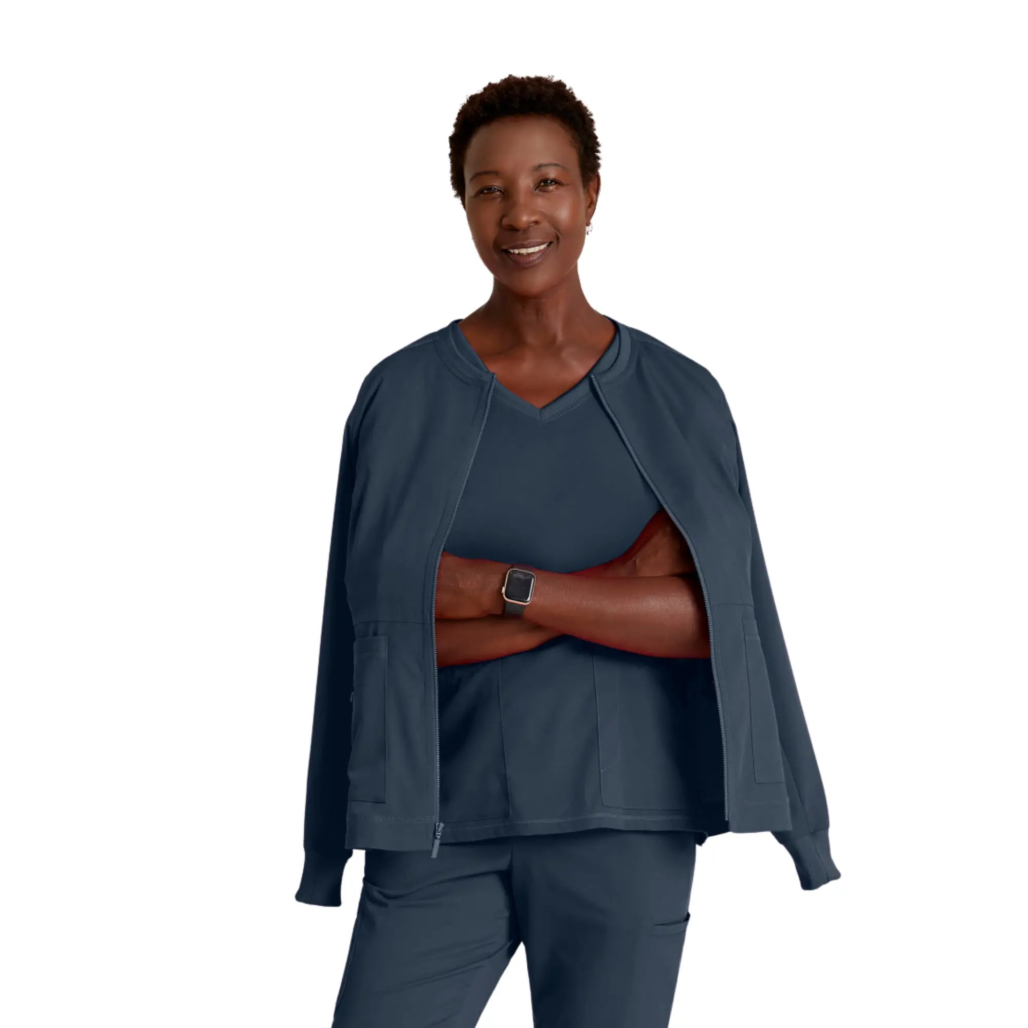 Millie - Veste médicale Zip - Femme - Grey’s Anatomy Stretch Grey’s Anatomy