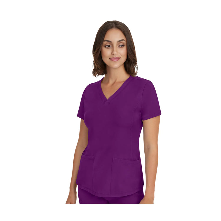 Monique - Tunique médicale - Col V - Femme - Healing Hands - 1 Healing Hands