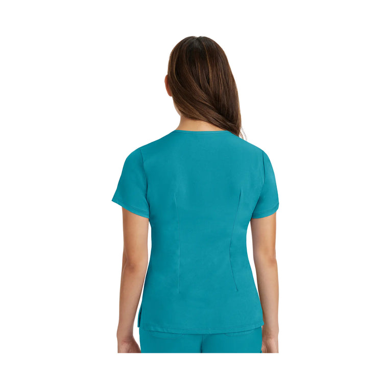 Monique - Tunique médicale - Col V - Femme - Healing Hands - 2 Healing Hands