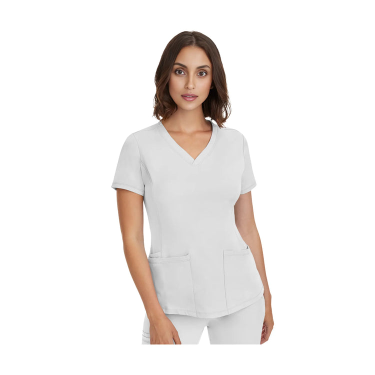 Monique - Tunique médicale - Col V - Femme - Healing Hands - 2 Healing Hands