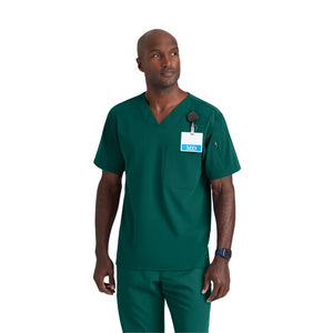 Murphy - Tunique col V - Homme - Grey's Anatomy Stretch Grey’s Anatomy Vert Chasseur / XL