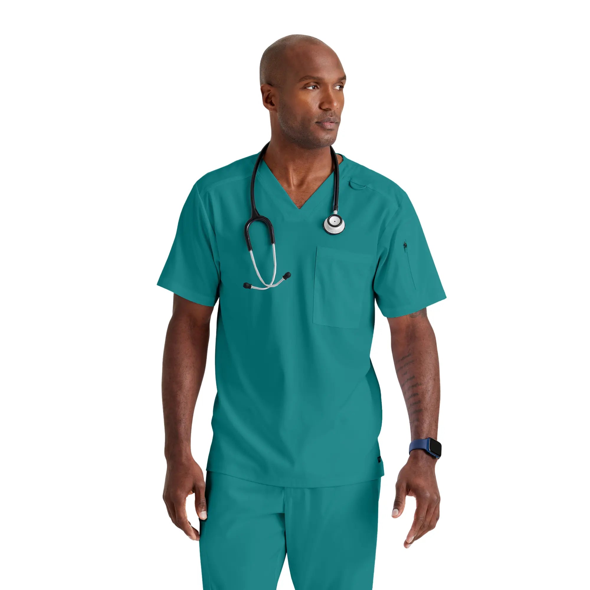 Murphy - Tunique col V - Homme - Grey's Anatomy Stretch Grey’s Anatomy Bleu Caraïbes / XL