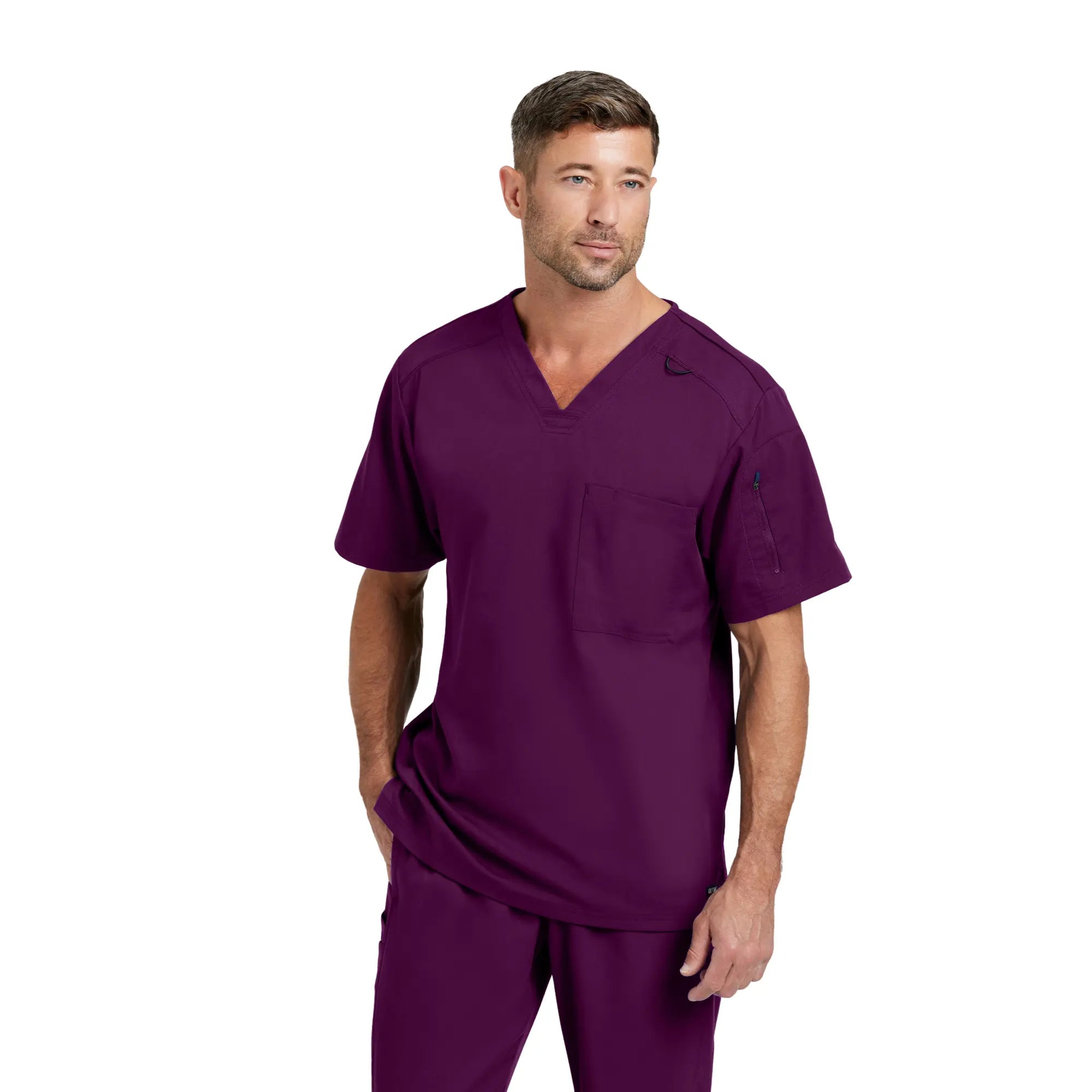 Murphy - Tunique col V - Homme - Grey's Anatomy Stretch Grey’s Anatomy Bordeaux / XL