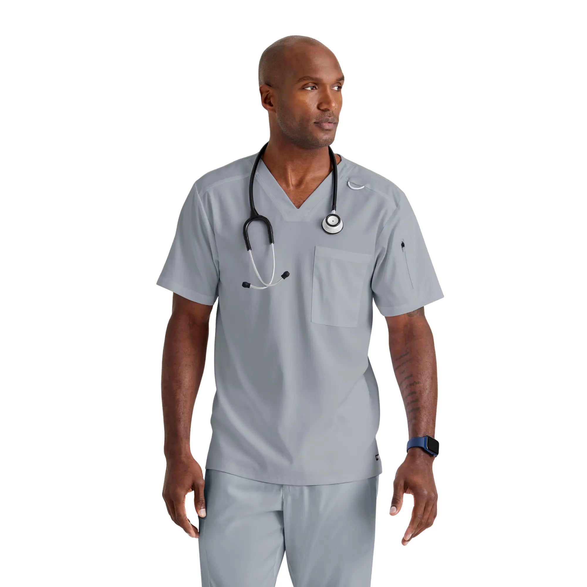 Murphy - Tunique col V - Homme - Grey's Anatomy Stretch Grey’s Anatomy Gris Clair / XL