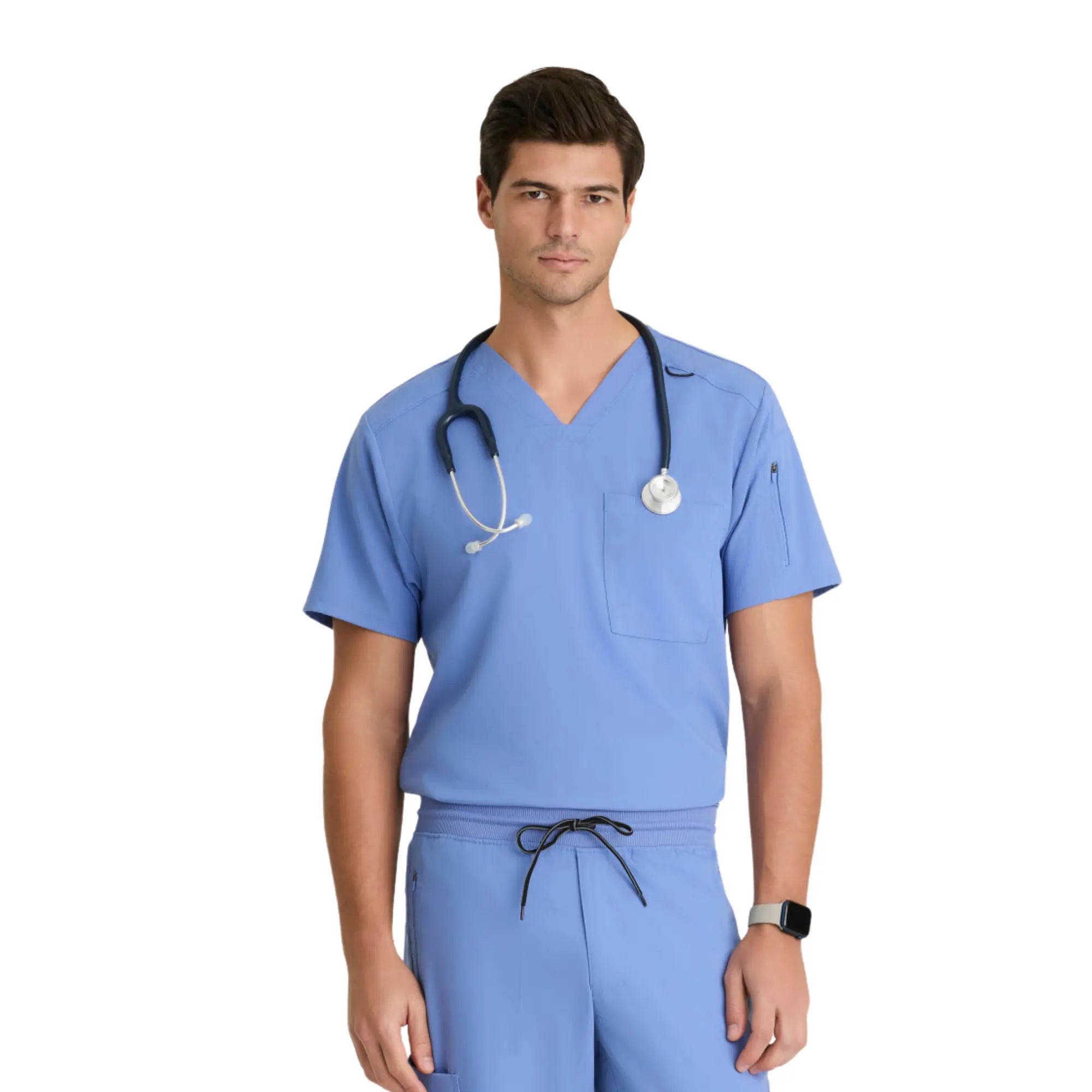 Murphy - Tunique col V - Homme - Grey's Anatomy Stretch Grey’s Anatomy Bleu Ciel / XL