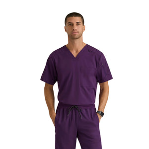 Murphy - Tunique col V - Homme - Grey's Anatomy Stretch Grey’s Anatomy Aubergine / XL