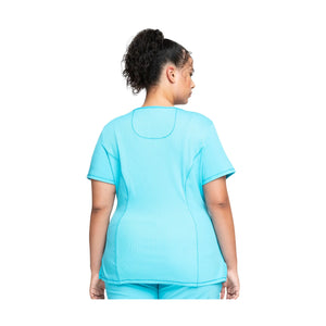 Ondres - Tunique médicale - Cache-coeur - 66 cm - Femme - Cherokee - Couleur 1 Cherokee Medical Uniforms