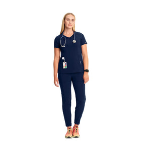 Ondres - Tunique médicale - Cache-coeur - 66 cm - Femme - Cherokee - Couleur 1 Cherokee Medical Uniforms