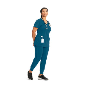 Ondres - Tunique médicale - Cache-coeur - 66 cm - Femme - Cherokee - Couleur 1 Cherokee Medical Uniforms