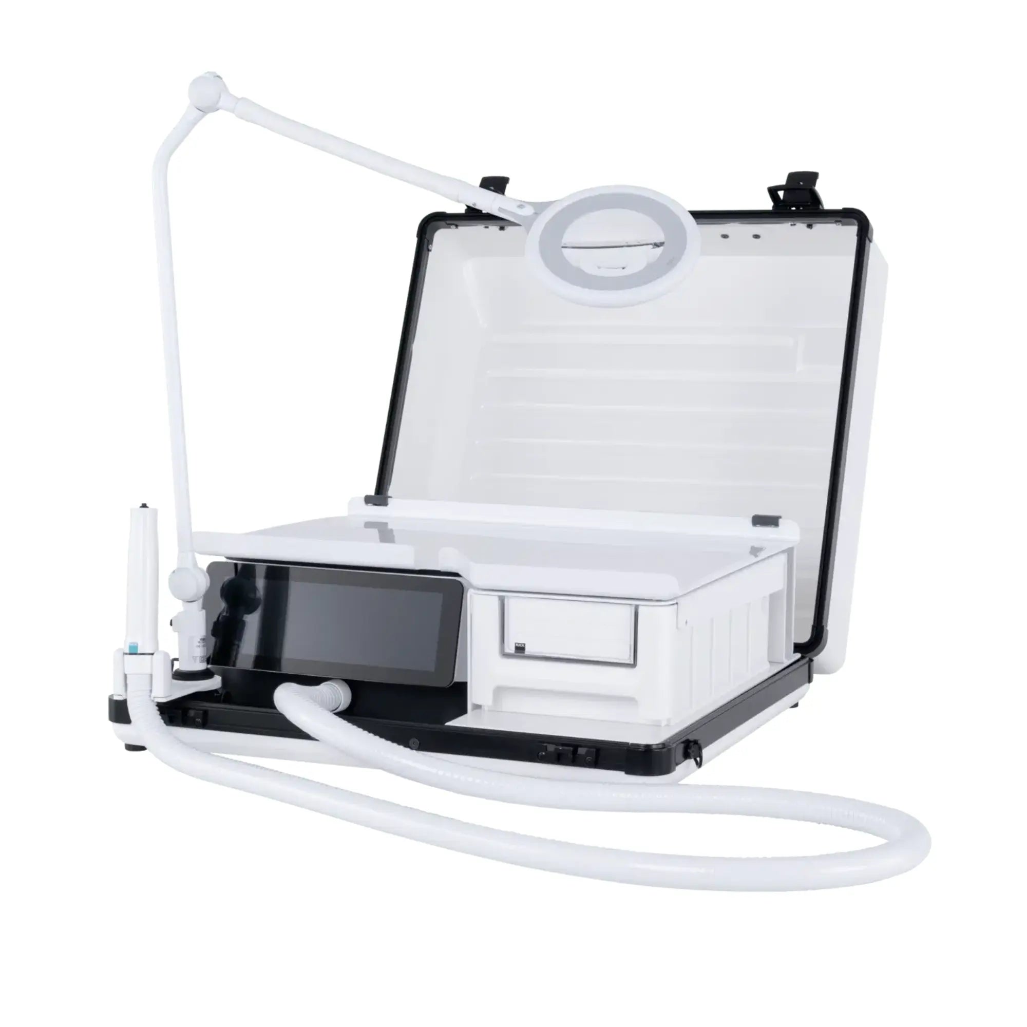 Pack - Étui rigide + Micromoteur Podolog Nova Pro + Lampe Loupe Ruck Lampe-Loupe-Blanche