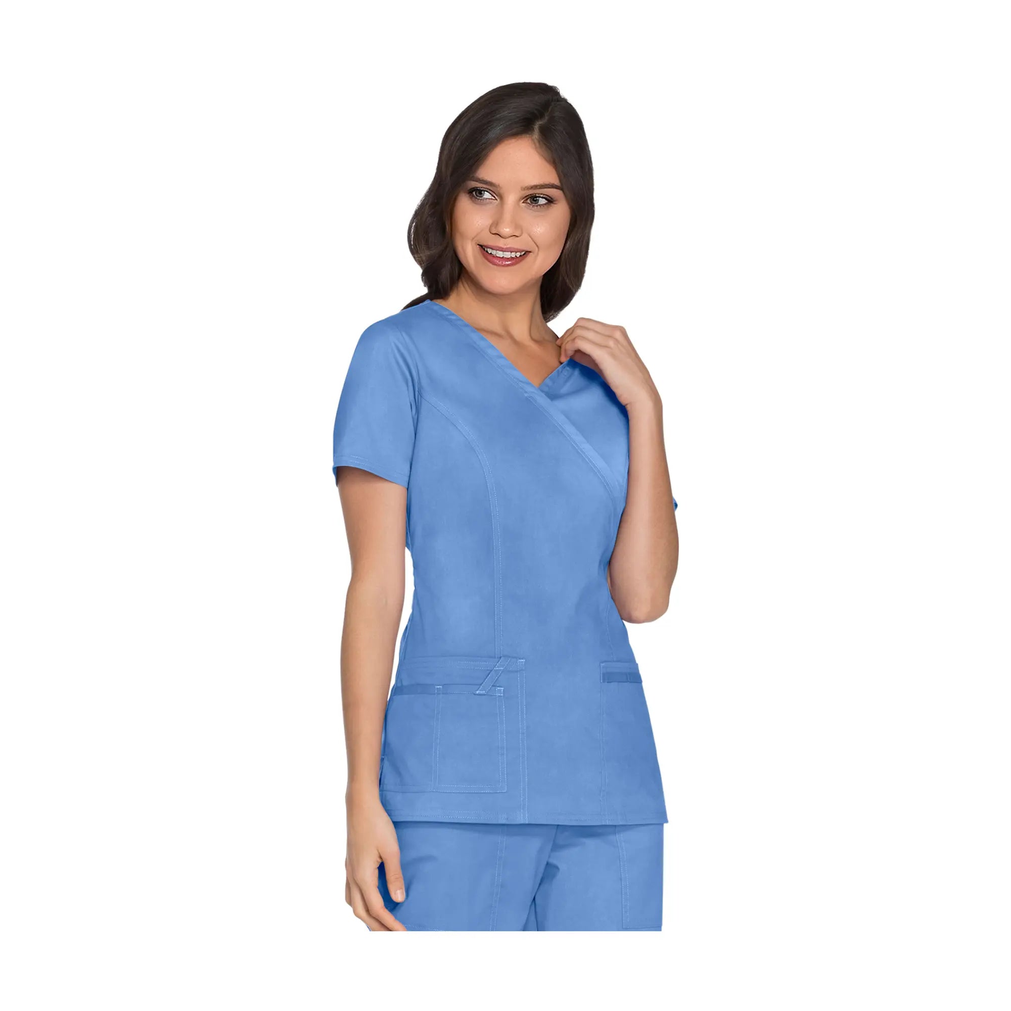 Pau - Tunique cache-cœur col V - Femme - Cherokee Cherokee Authentic Workwear