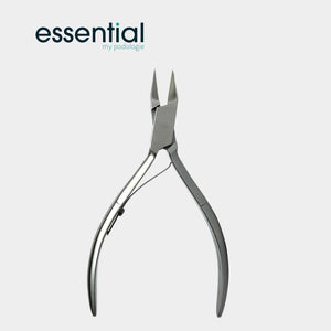 Pince à ongles - Acier inoxydable - Finition satinée - 13cm - Coupe droite - Mors plats 18 mm - Essential by My Podologie Essential