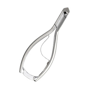 Pince à ongles - Coupe concave - 12,5 cm - Mors obliques - Inox - Elibasic - My Podologie