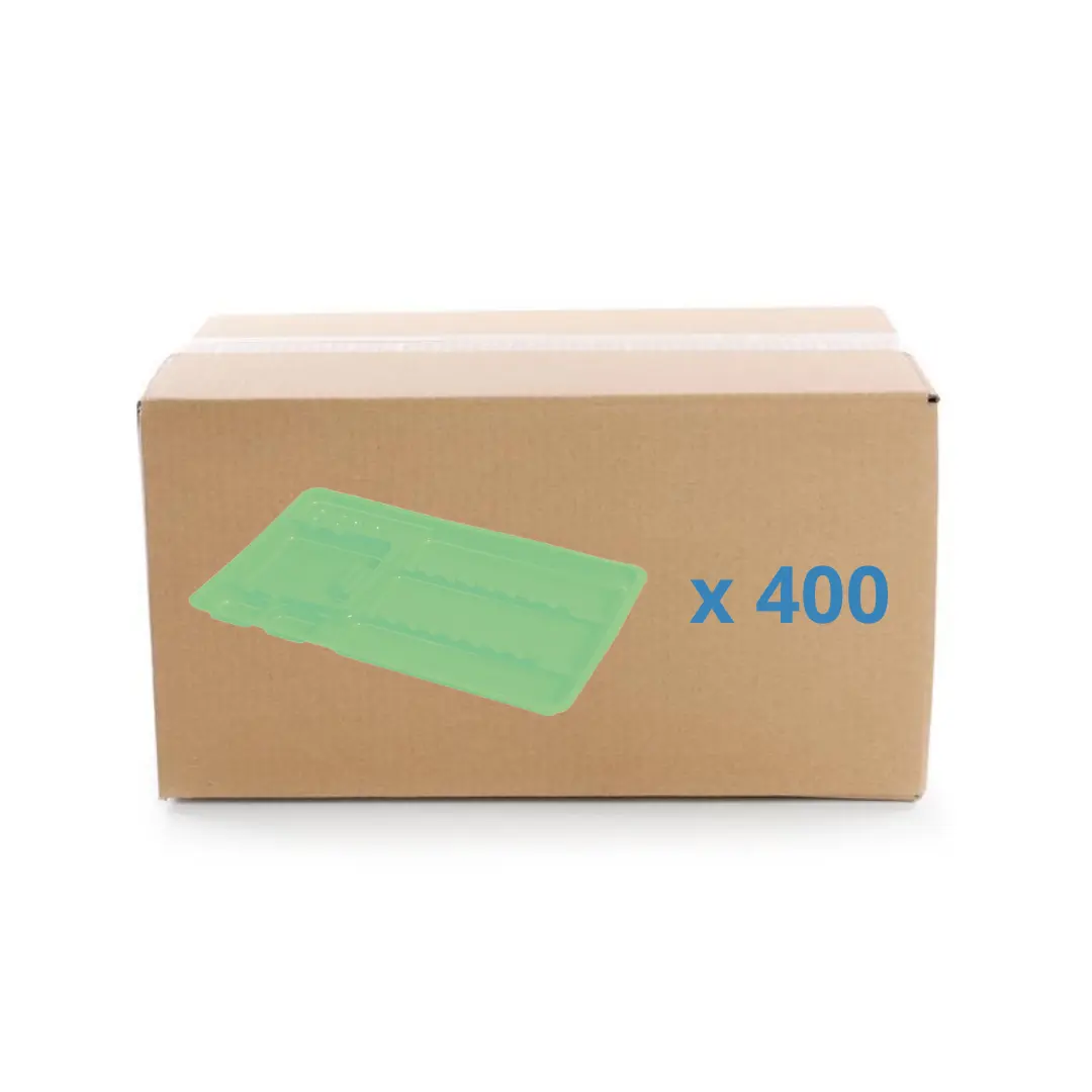 Plateaux de soin à usage unique avec compartiments - 3 formats - Carton de 400 My Podologie