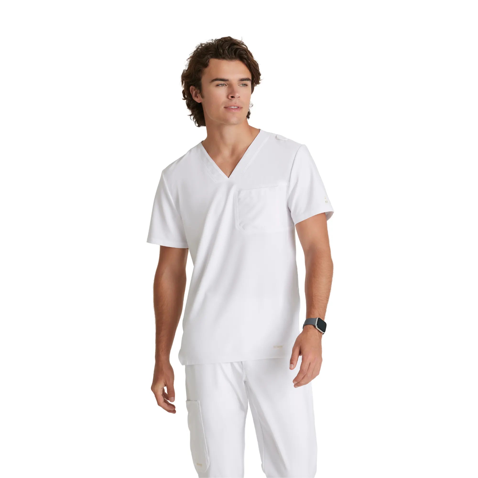 Prague - Tunique col V - Homme - Grey’s Anatomy Evolve Grey’s Anatomy Blanc / XL