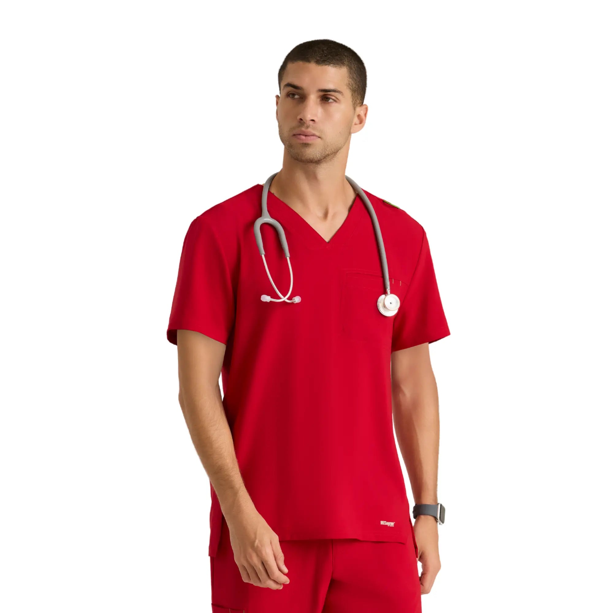 Prague - Tunique col V - Homme - Grey’s Anatomy Evolve Grey’s Anatomy Rouge / XL