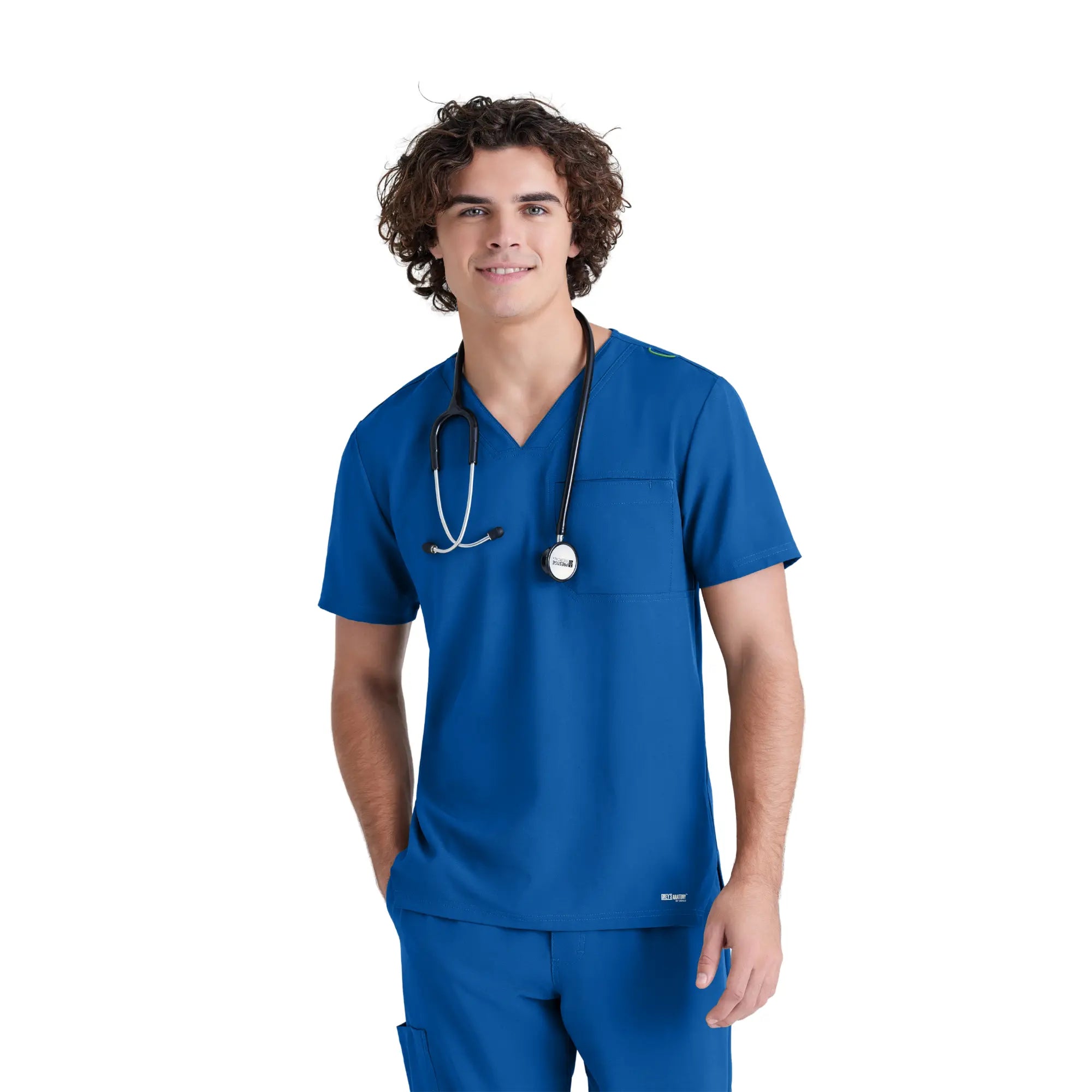 Prague - Tunique col V - Homme - Grey’s Anatomy Evolve Grey’s Anatomy Bleu Roi / XL