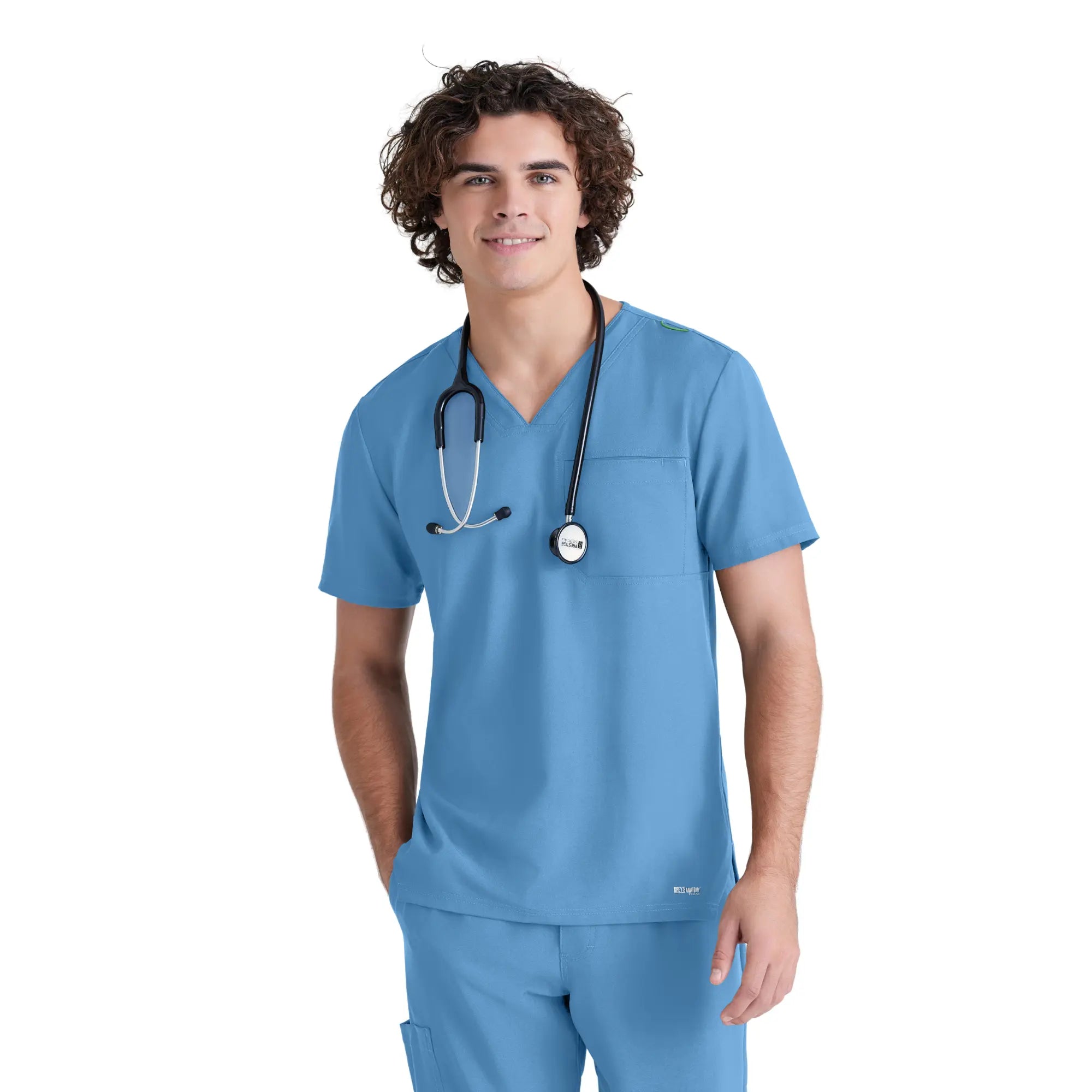 Prague - Tunique col V - Homme - Grey’s Anatomy Evolve Grey’s Anatomy Bleu Ciel / XL
