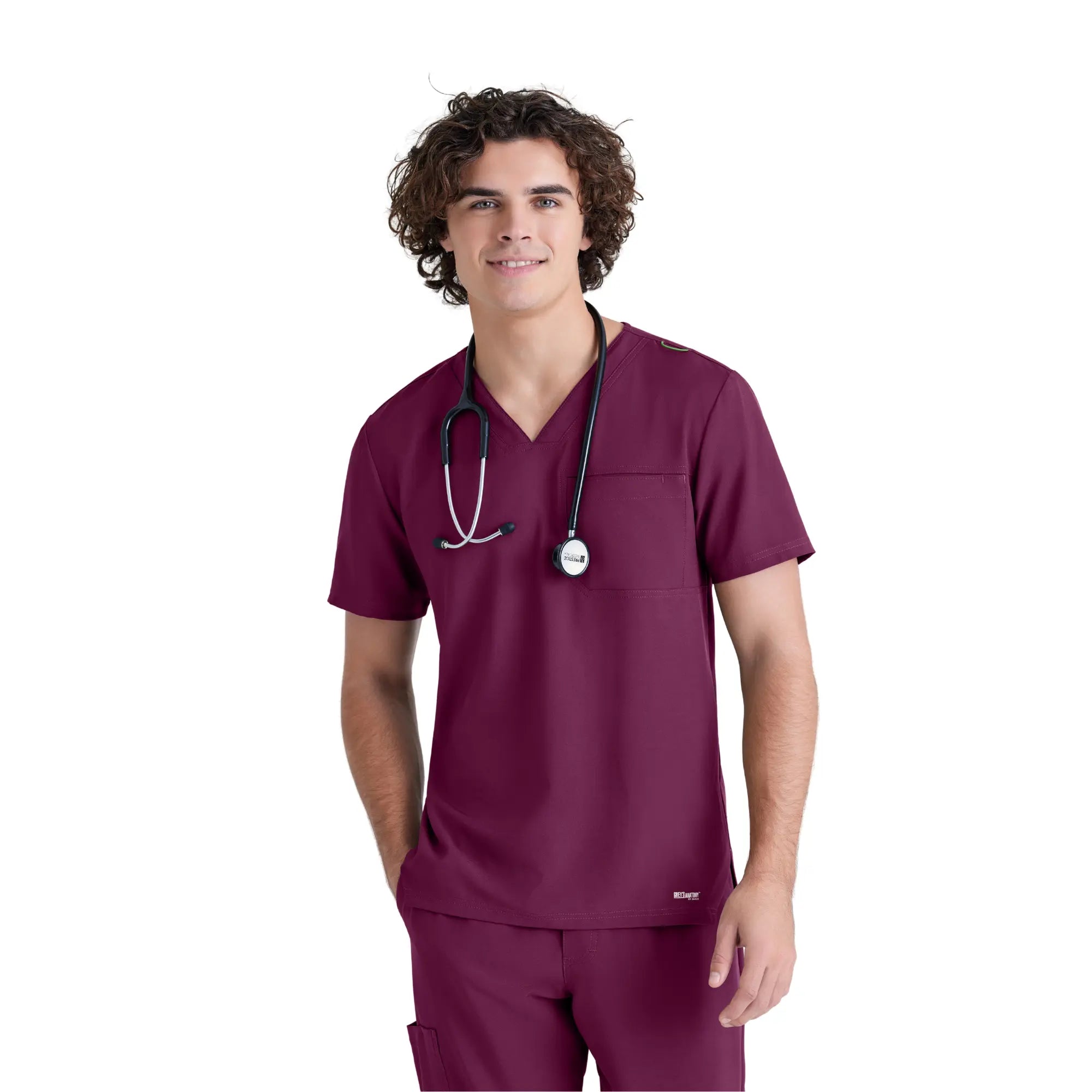 Prague - Tunique col V - Homme - Grey’s Anatomy Evolve Grey’s Anatomy Bordeaux / XL