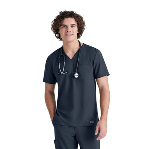 Prague - Tunique col V - Homme - Grey’s Anatomy Evolve Grey’s Anatomy Gris Anthracite / XL
