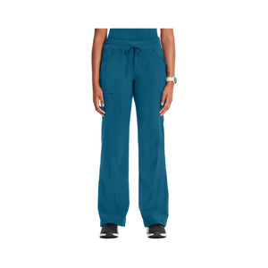 Quimper - Pantalon droit cordon de serrage - Femme - Cherokee Cherokee Medical Uniforms Bleu-Caraïbes-3XL