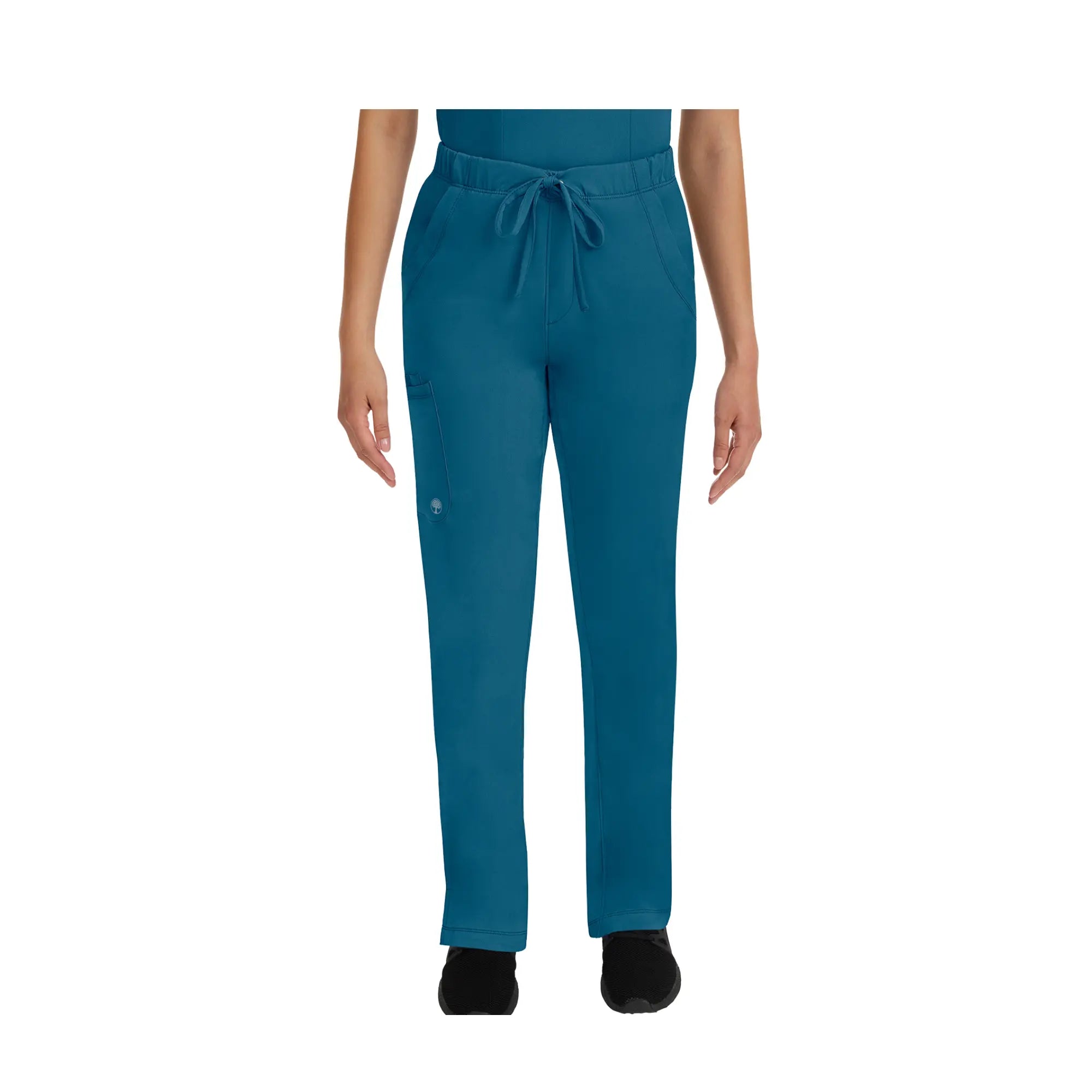 Rebecca - Pantalon évasé avec cordon de serrage - Femme - Healing Hands - Couleur 1 Healing Hands Bleu Canard / 3XL