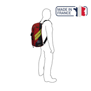 Sac d'intervention 19 litres TANDEM - Rouge ou bleu - DIMATEX