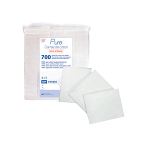 Sachet de 700 Carrés de coton - 5 x 5 cm