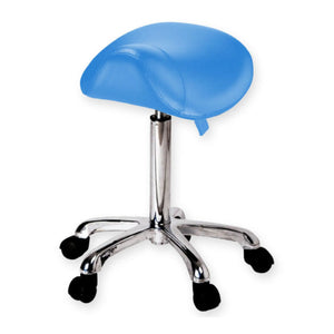 Tabouret ergonomique ERGO - Forme selle - 3 couleurs My Podologie Bleu