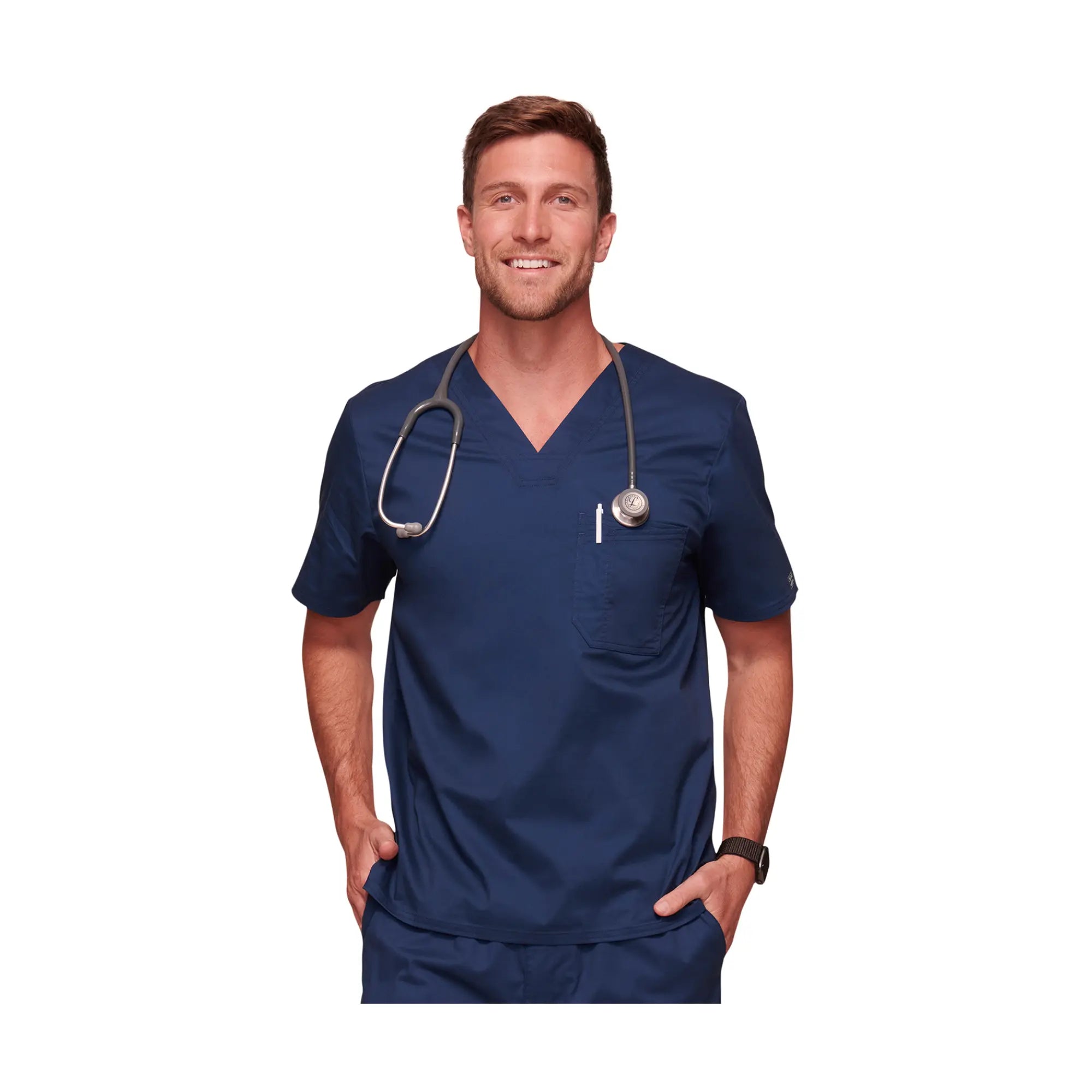 Tarbes - Tunique à col V ajustée - Homme - Cherokee Cherokee Authentic Workwear