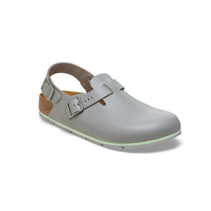 Tokio Pro - Sabot Cuir naturel - Plusieurs coloris - Birkenstock - Couleur 1 Birkenstock Gris / Étroite / 48