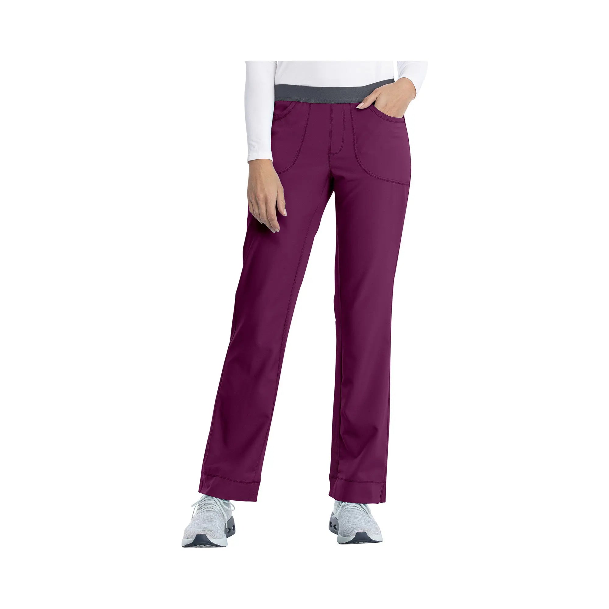 Tosse - Pantalon slim médical - Femme - 4 poches - Cherokee - Couleur 1 My Podologie Bordeaux-XXXL