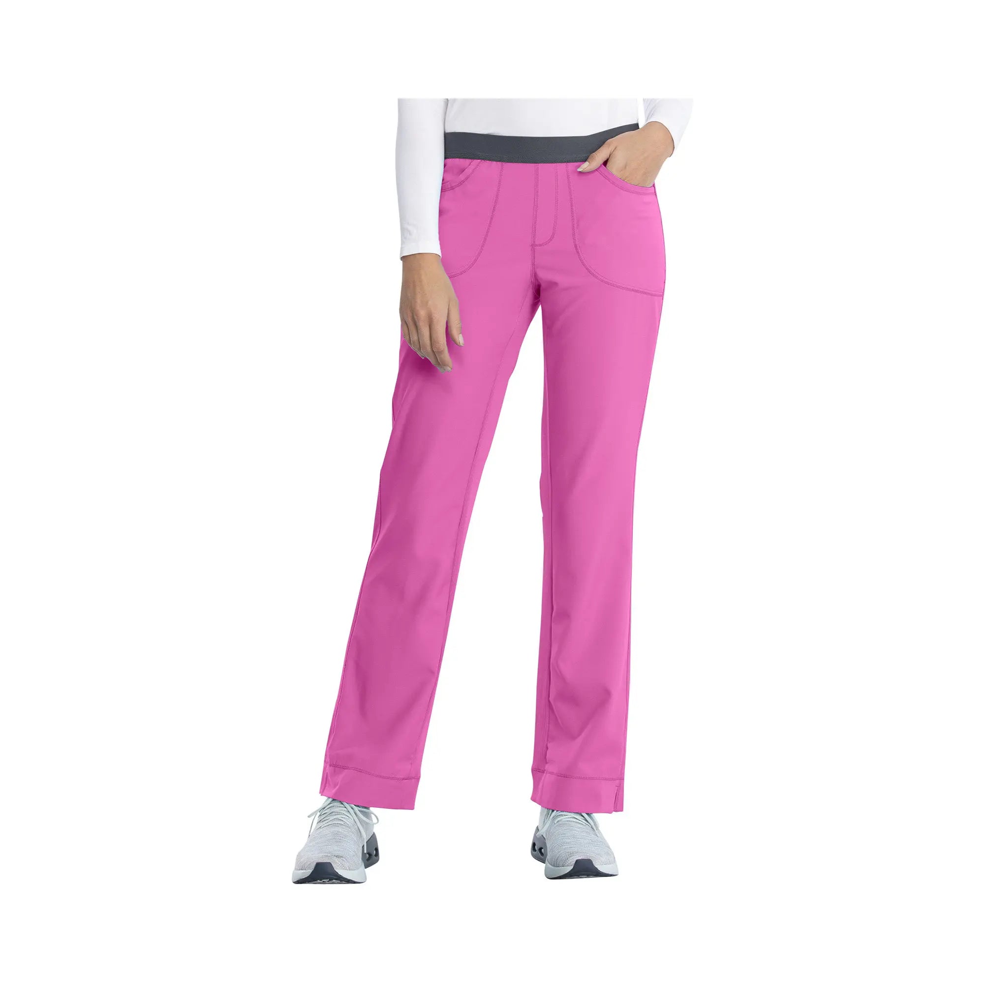 Tosse - Pantalon slim médical - Femme - 4 poches - Cherokee - Couleur 1 My Podologie Rose-Carmin-XXXL